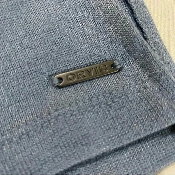 🎈Orvis Women's Short  Sleeve V-Neck Tunic Knit Top Size L - Picture 3 of 7